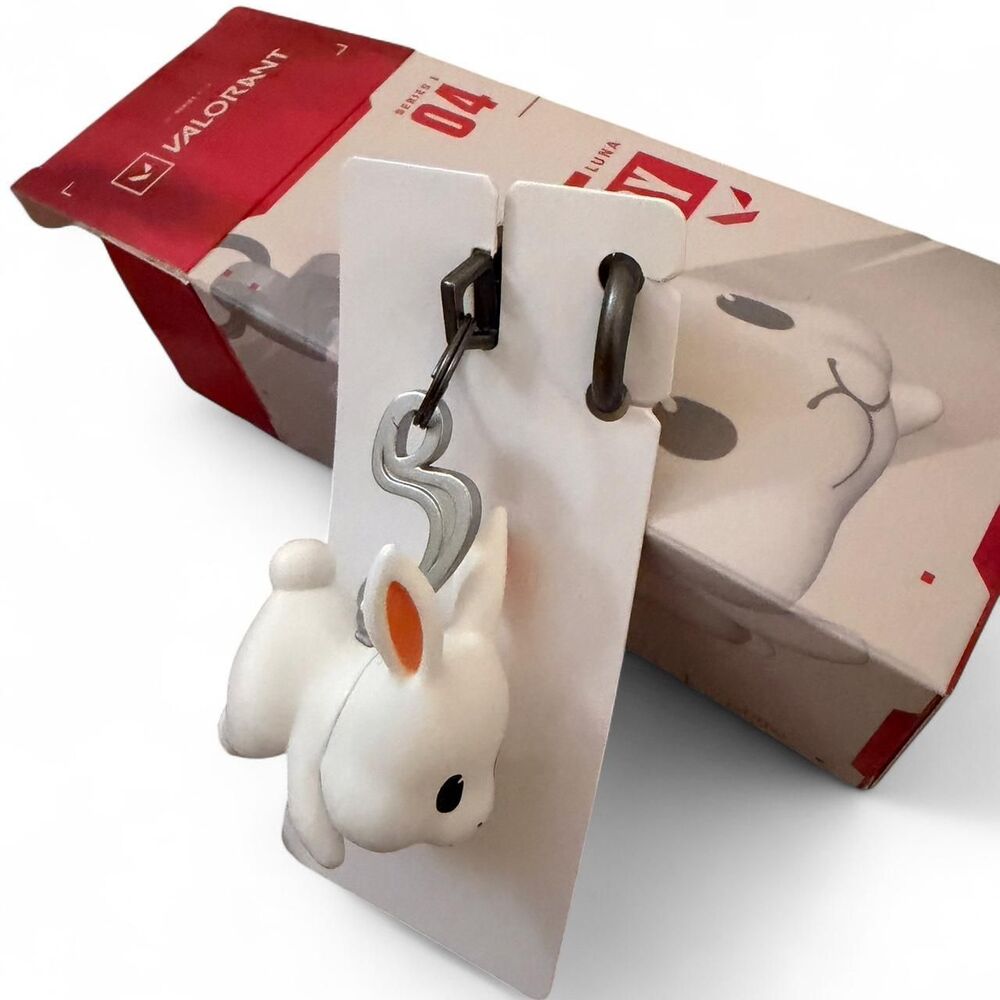 VALORANT RIOT GAMES 04 LUNA RABBIT BUNNY KEYCHAIN RIOT GAMES New with Box